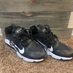 Nike Kids Black Sneakers with White Accents